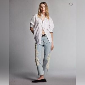 Crochet Vertical Crop Jean